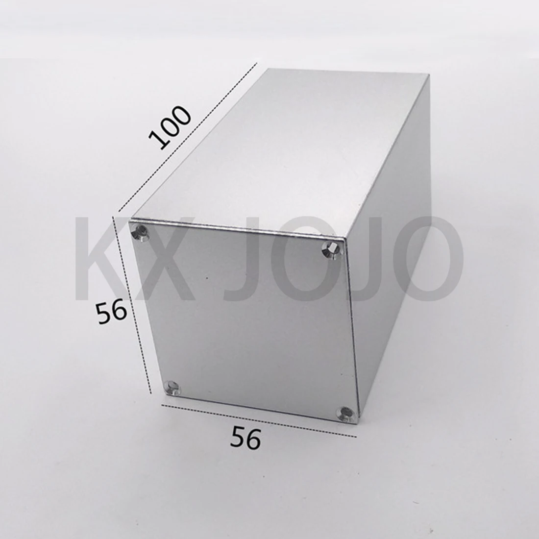 

Aluminum Enclosure 56*56*100mm Integrated Waterproof Box Silver Type Cooling Case Electronic Box DIY Power Housing Instrument