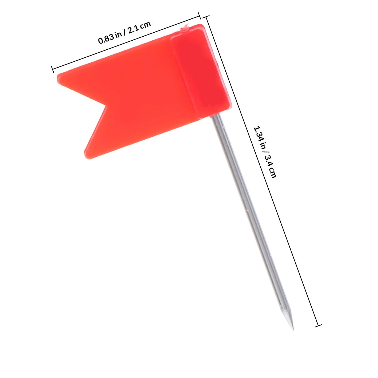 50 Pcs Bulletin Board Pushpin Cork Accessories Drawing Boards Pins Flag Thumb Pushpins