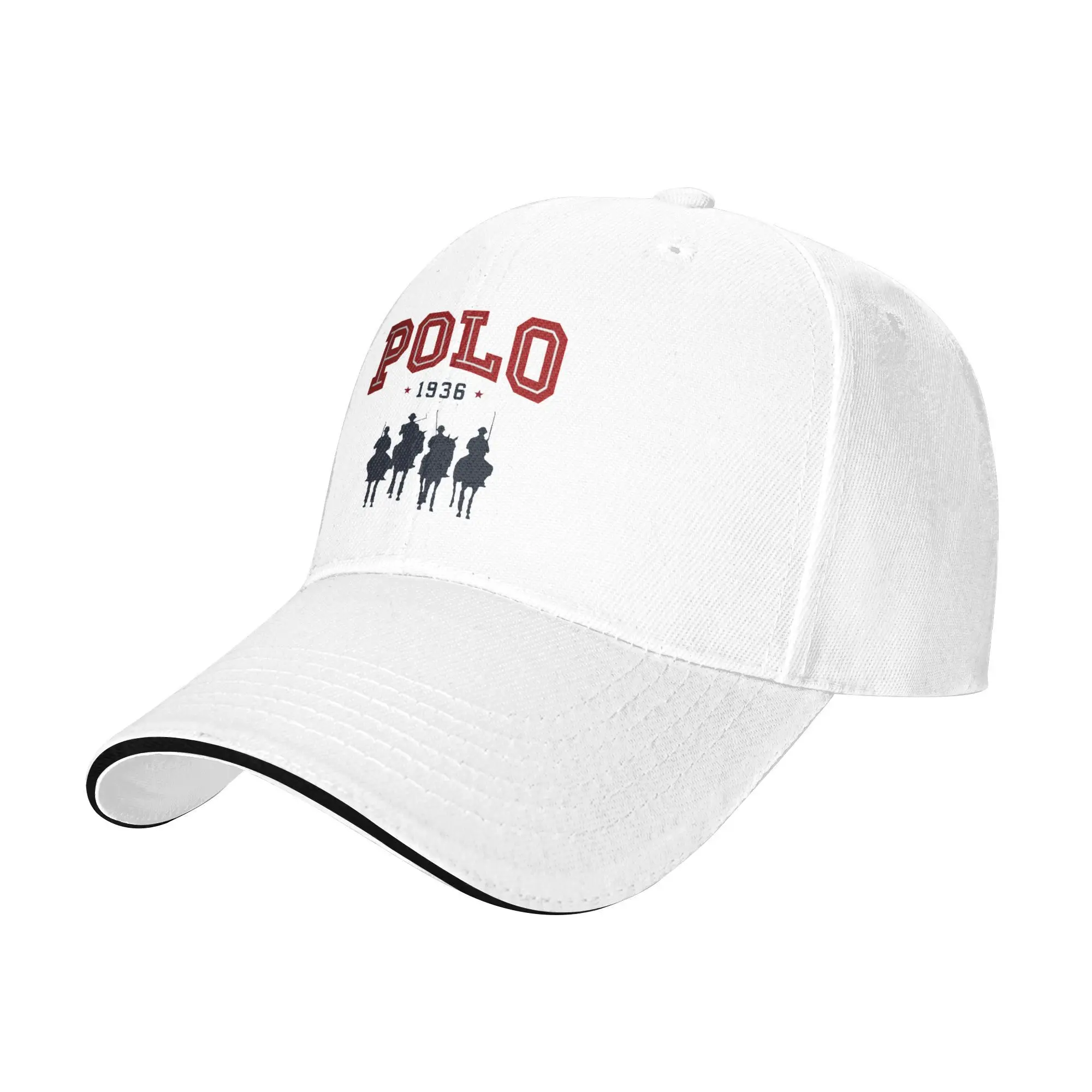Fashion Dark Blue Four Horsemen Ride 2025 Red P-POLOS EST.1936 Custom Baseball Caps Men  Adult Female Beach Golf Hat Trucker Cap