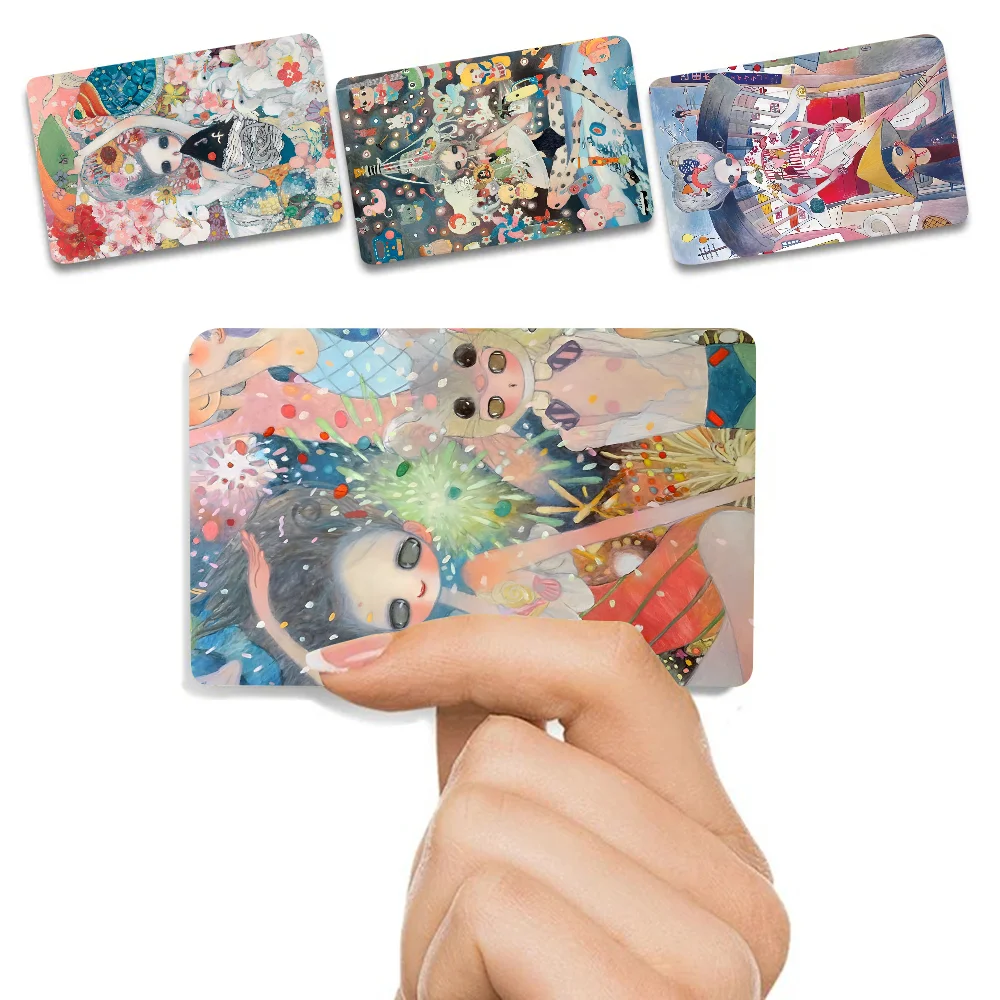 

Aya TakanoAnime Front Cover Film Sticker Skin For Credit Debit Card Small Large Chip