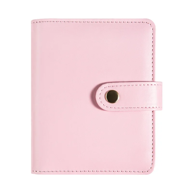 

Блокнот-органайзер A7 Macaron Color с 6 кольцами, обложка из искусственной кожи, на застежке, для сменных блоков, ежедневник, кавайные канцтовары