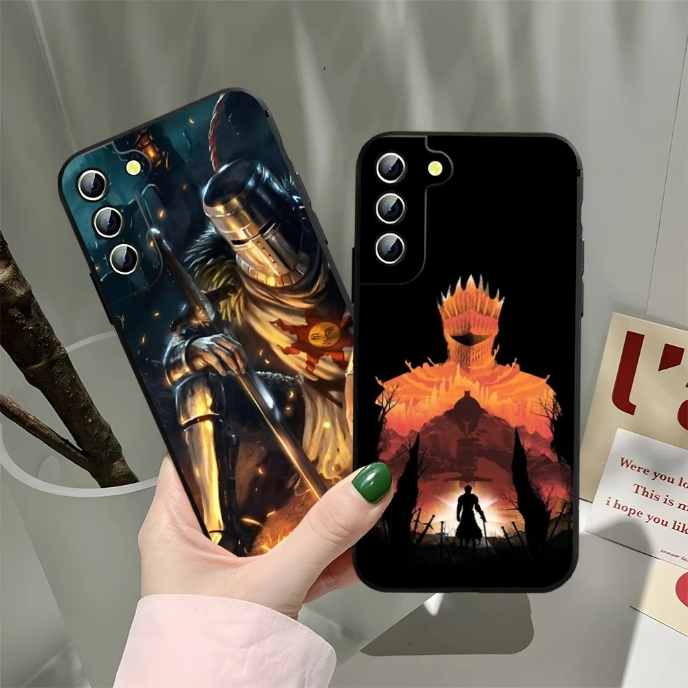 P-Praise the Sun D-Dark Souls Phone Case for Samsung Galaxy S23 S22 S24 S25 S21 Ultra Fe Plus A16 A34 A54 A24 A52 A53 M54 Cover