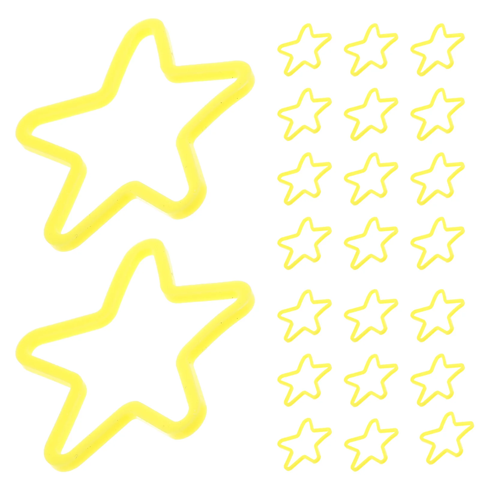 

50Pcs Gimmick Elastic Band Prop - Star Shaped Rubber Band for Conjuring - Reliable Trick Performance Accessory for Family School