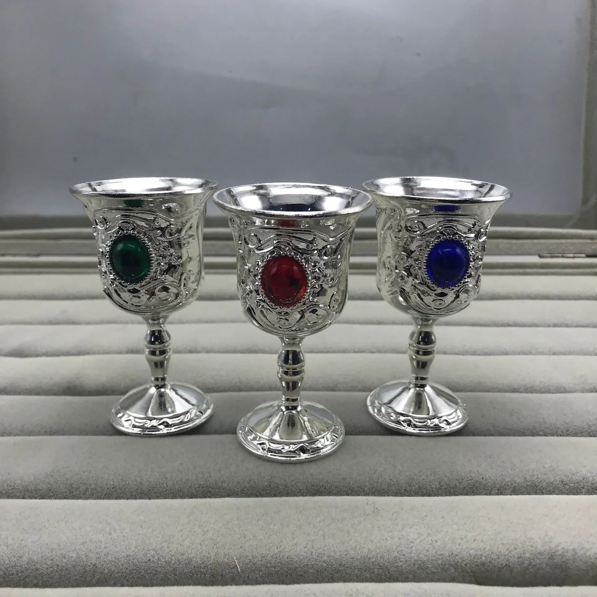 

Wine Glass for Consecrate Wine Goblet Propitiate Water Cup White Brass Copper Essential Buddhist Articles for Magic Buddha Altar