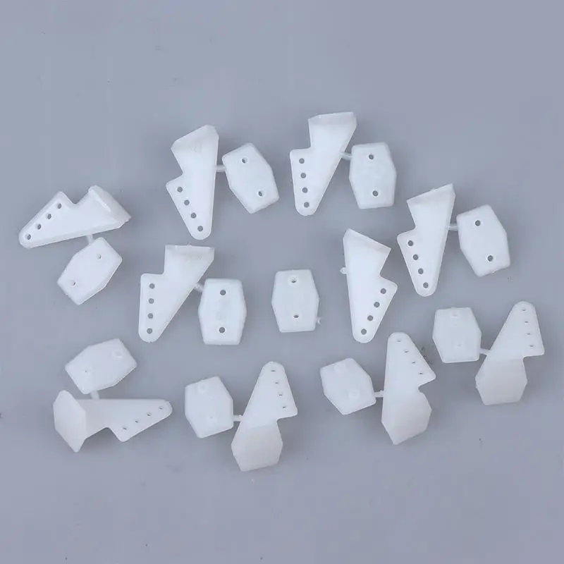 10 مجموعات/وحدة مع مسامير دبوس قرون 18x26 4 حفرة L18xW13xH26 RC أجزاء الطائرات الطائرات الكهربائية رغوة Aeromodelling