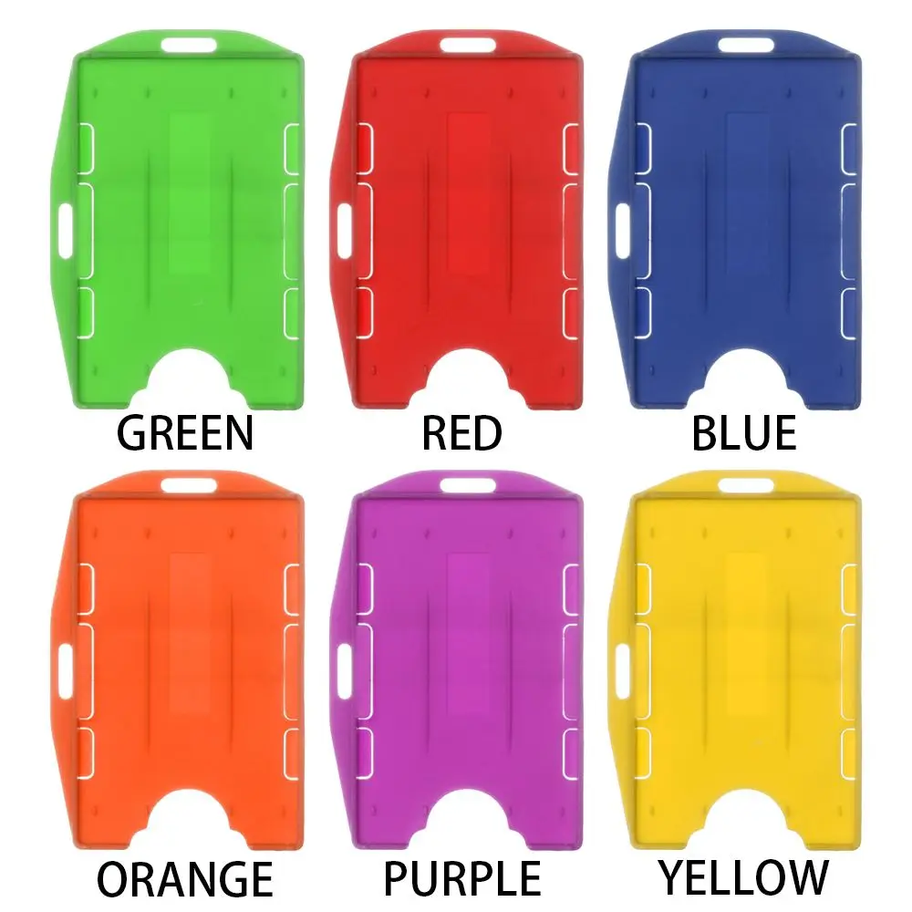 Practical Unisex ID Business Case Protector Cover Badge Multi-use Name Card Work Card Holders ID Card Pouch Card Sleeve