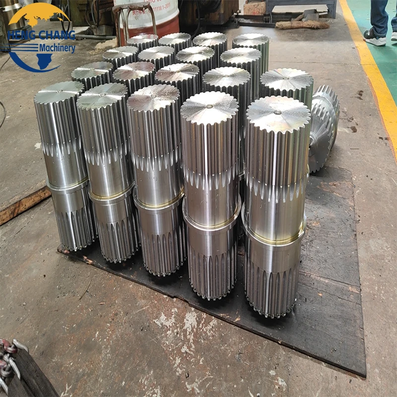 Top Factory Large Spur Spline Gear Shaft Alloy/Steel High Quality Forged Customized 1 Year Warranty Fast Delivery