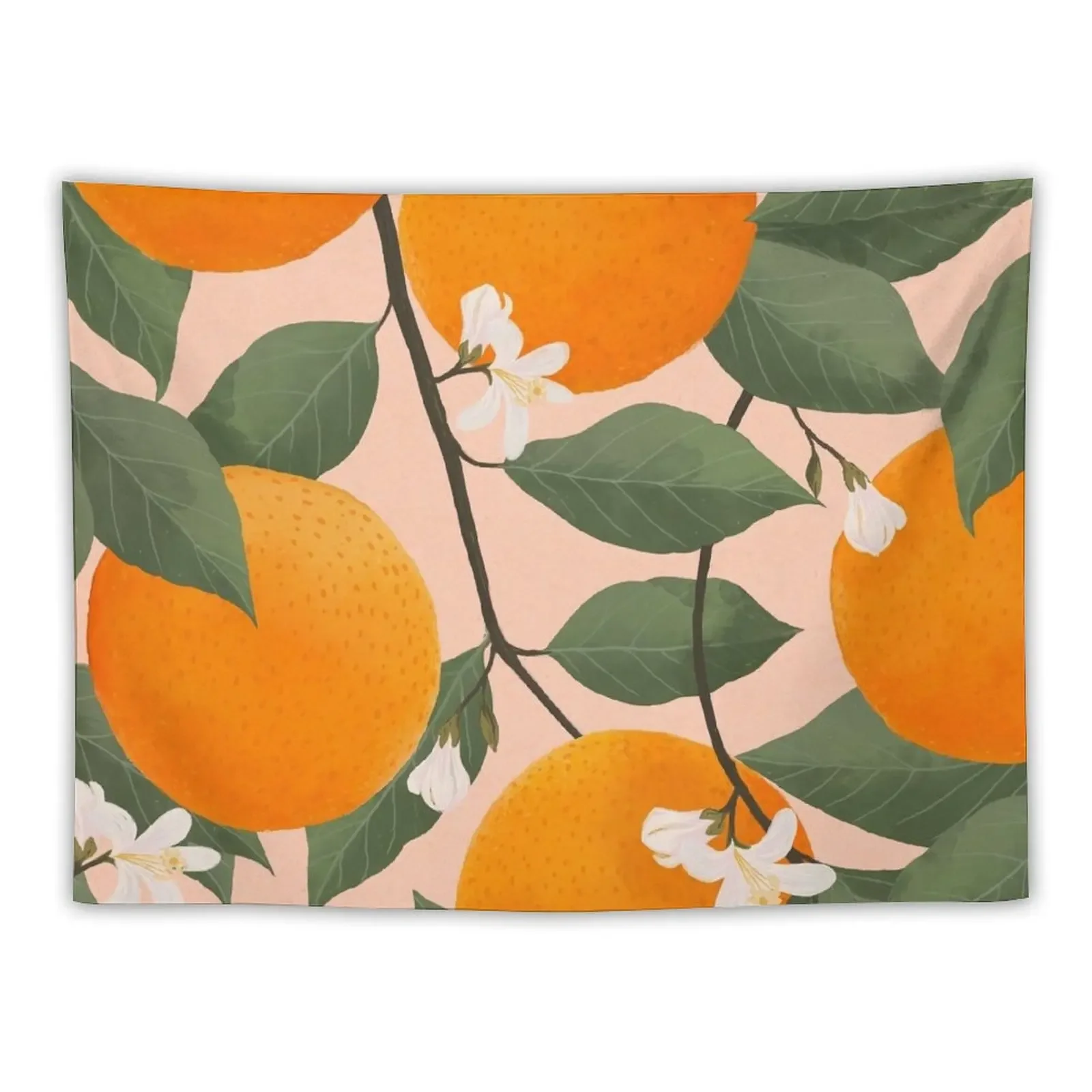 

fresh citrus Tapestry Custom Wall Hangings Decoration Aesthetic Decoration Wall Carpet Tapestry