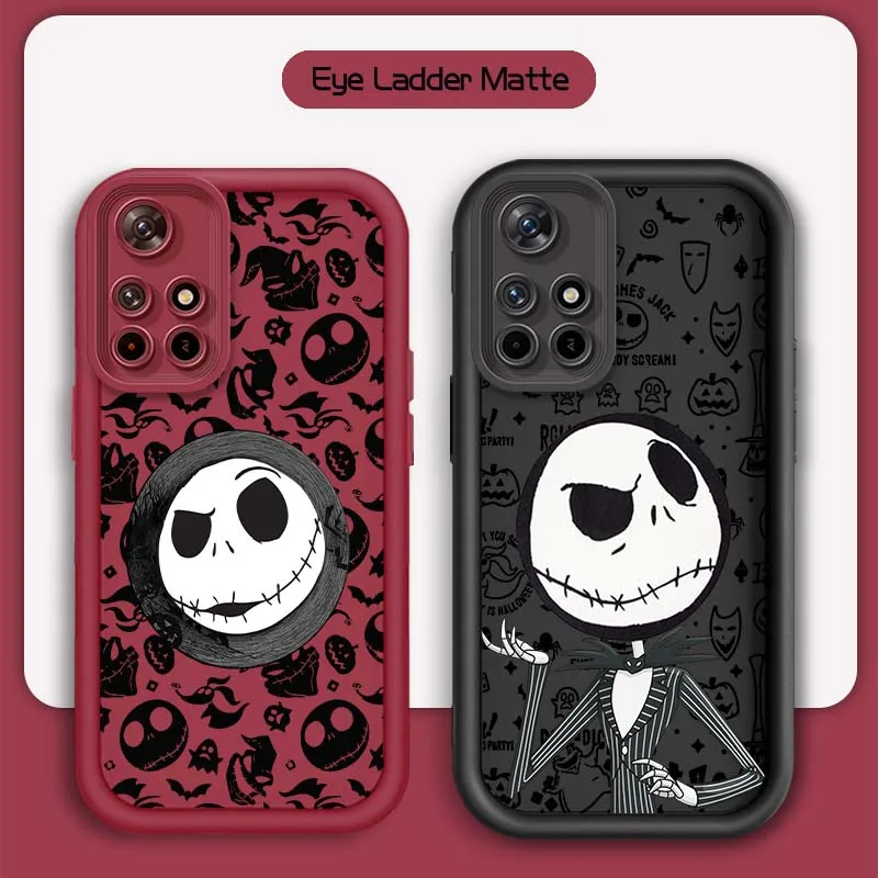 

Nightmare Before Christmas For Xiaomi Mi Poco X3 X4 X5 X6 M4 M5 M5s M6 F4 F5 F6 Pro GT Plus 5G Eye Ladder Cover Phone Case