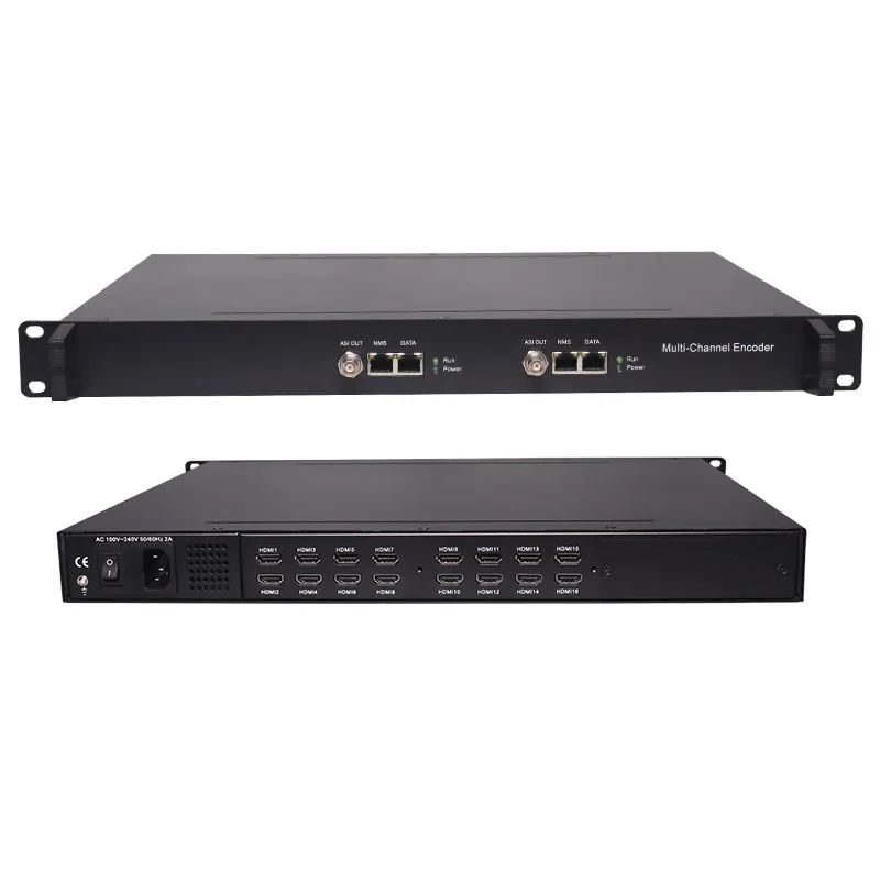 Softel IPTV MPEG-4 AVC/H.264 Multi Channels Streaming Video Encoder 8/16/24 HD to IP Encoder with ASI