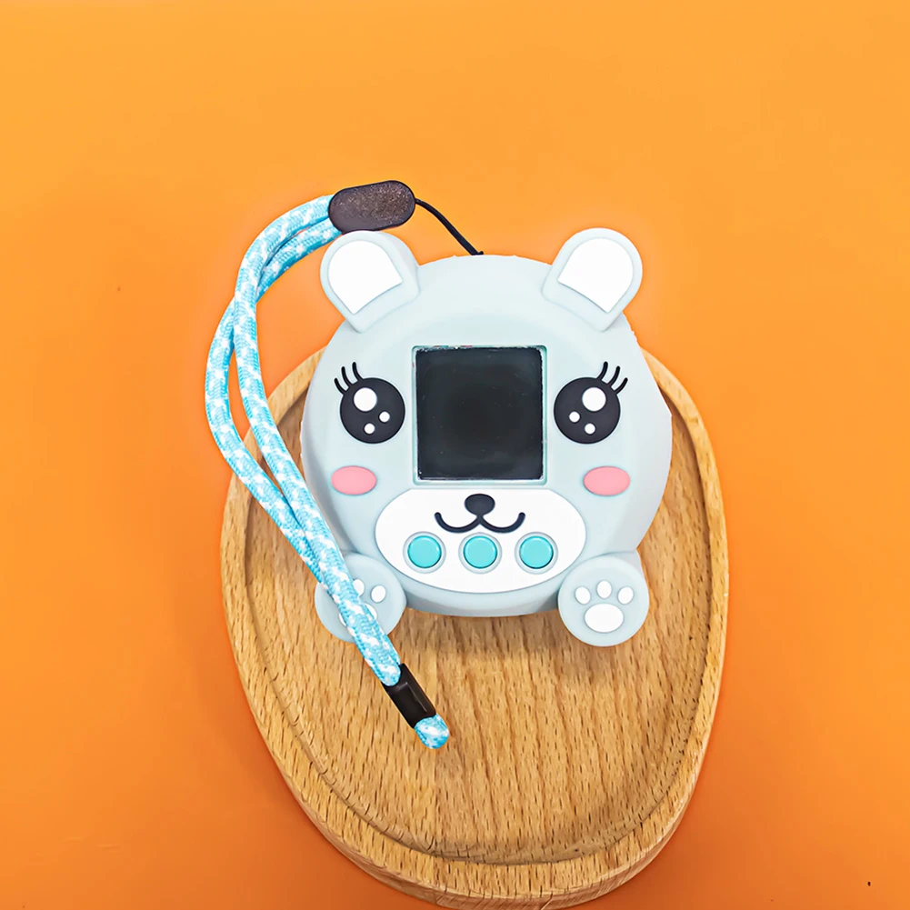 Silicone Case For Punirunes Interactive Digital Toy Shockproof Protective Sleeve With Lanyard For Touch Interactive Toys