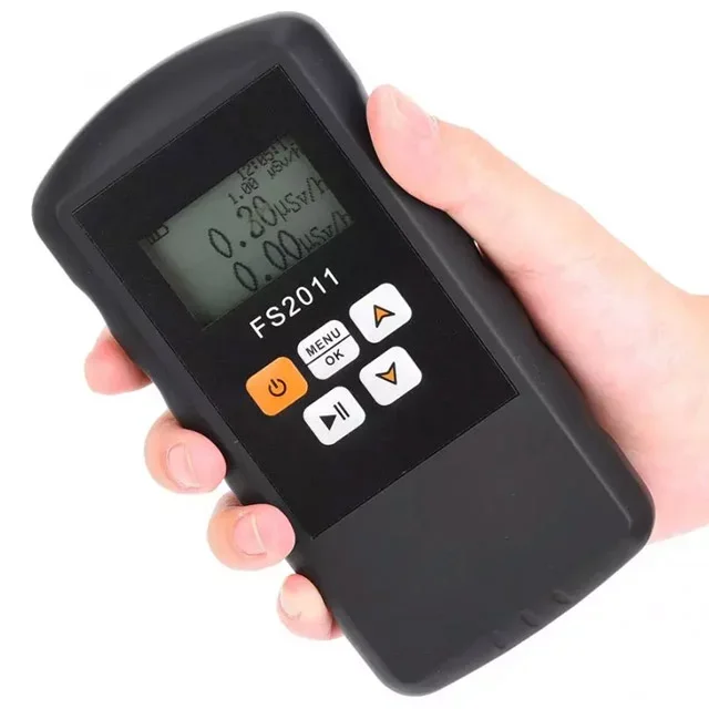 FS2011 DEYI Nuclear Radiation Detector Geiger Counter X-ray Beta Gamma Detector Rechargeable Handheld Counter Emission Dosimet