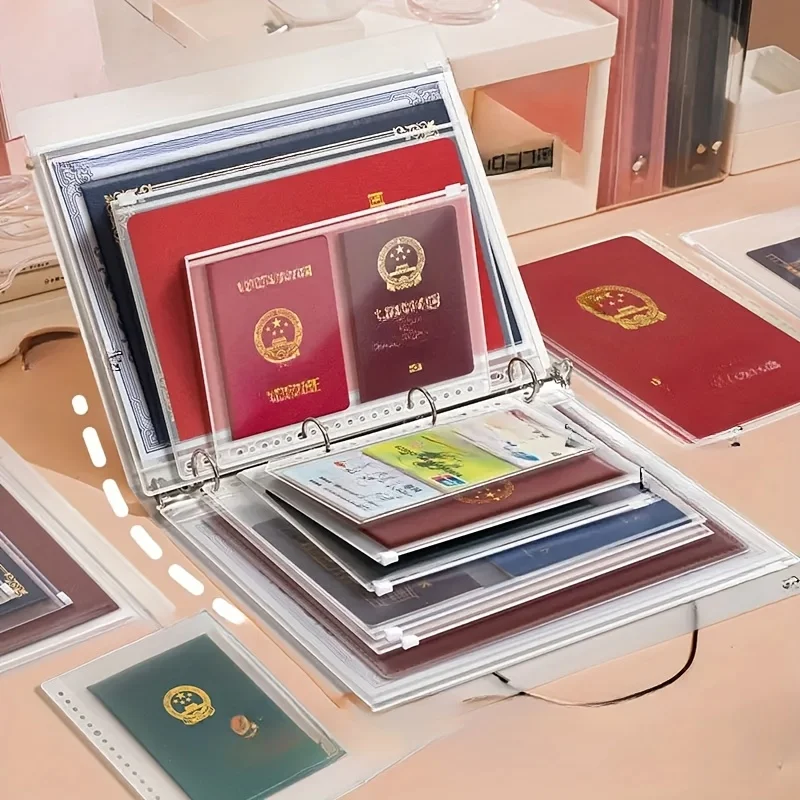 Duurzame waterdichte ritssluiting, kunststof, veilige slotsluiting, essentiële documentenorganizer