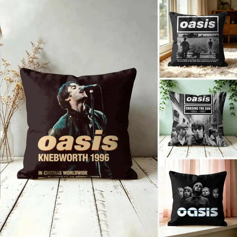 O-Oasis Cushion Cover Plush Fabric Soft Double-Sided Printed Sofa Warm Winter Home Gift Pillow Cover