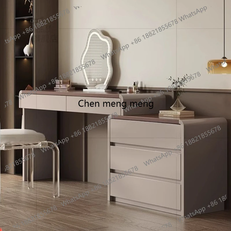

Minimalist Nordic Vanity Table Organizer Modern Mirror Service Cheap Dressing Table Cabinet Desk Beauty Vestidores