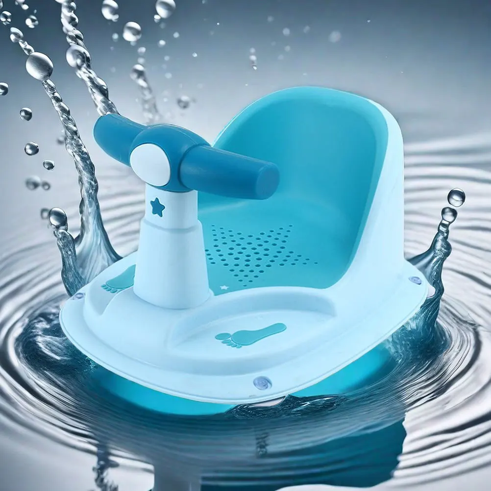 

Baby Bath Seat Sit Up Non-Slip Shower Chair Toddler Bathtub Seat Infant Bath Chair Tub Seats for Babies