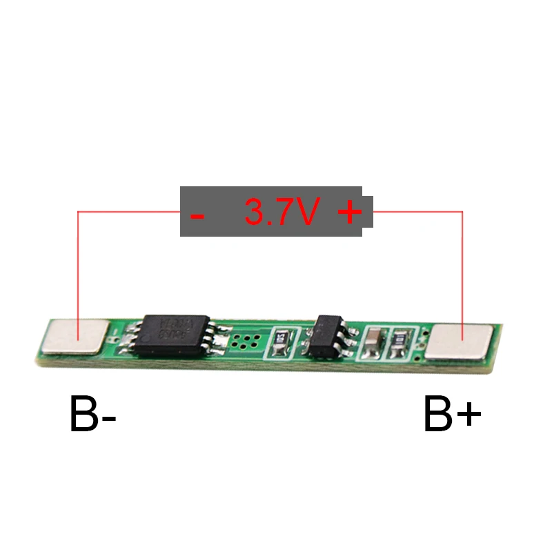 10PCS 1S 3.7V 3A Li-ion BMS PCM battery for 18650 lithium ion li battery protection board pcm