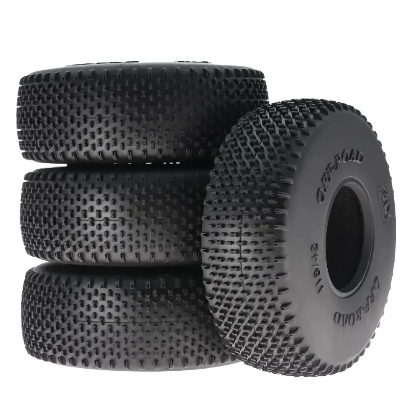 

4pcs 118mm 1.9" Rubber Tire Wheel Tyre For 1/10 Rc Crawler Car SCX10 90046 D90 TRX4 TRX6