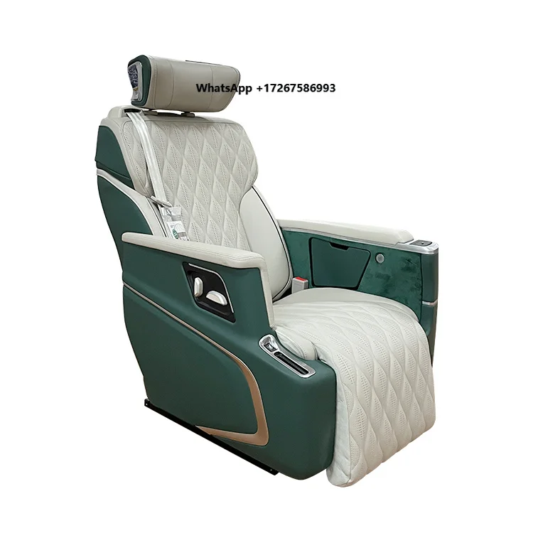 Luxury Electric Motorized Rotating Heating Massage Van Seat Car Seats for Van Minibus RV Interior Tuning Savana Carnival Hiace