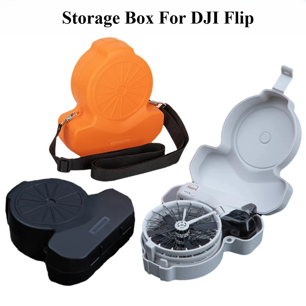 Para dji flip caixa de armazenamento à prova de gota alça de ombro à prova de choque caso de transporte à prova dwaterproof água drone organizador acessórios