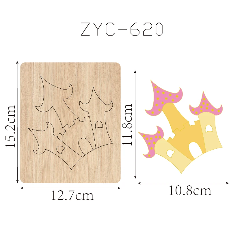 

ZYC-620 домашняя деревянная форма для резки, подходящая для высекающих машин