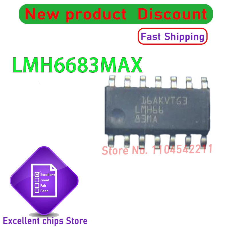 

5 шт./лот LMH6683MAX/NOPB LMH6683MAX LMH6683MA SOP новая оригинальная подлинная микросхема