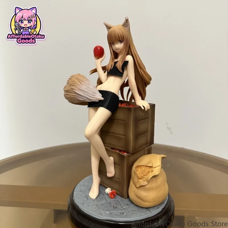 Spice and Wolf Holo Wise Wolf 2nd Ver. Chibi Cute Boxed Prize Figure Anime Collectible Desk Car Decor Gift