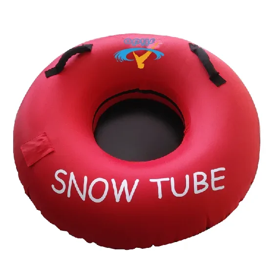 Tube à neige gonflable imperméable pour enfants et adultes, traîneau à neige, cercle de ski avec poignée, durable, hiver