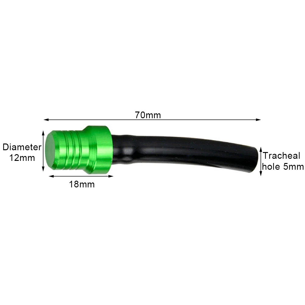 

Replacement Vent Line for Motorcycle ATV Dirt Bike Fuel Tank Cap Air Vent Breather Valve Hose Tube Green Design