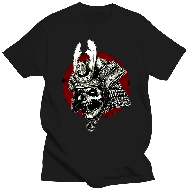 Мужская футболка с изображением маски плохого самурайского дерева