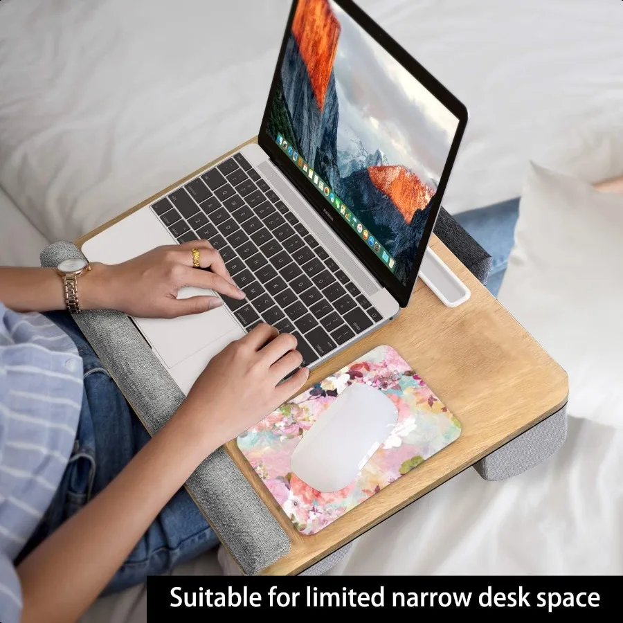 Mouse pad pequeno 6x8 Polegada mini mouse pad grosso para laptop wirel mouse escritório em casa viagem portátil lavável flor