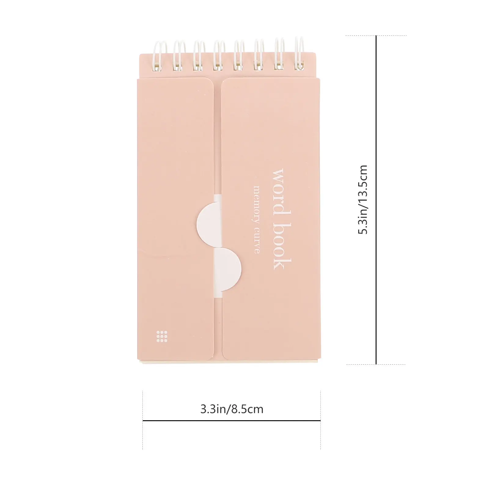 4Pcs Compact Portable Notepad Ring Notes Pads Vocabulary Cards Memo Pads Flashcards DIY Projects Office Home