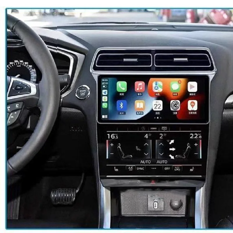 New Upgrade For Ford Mondeo 2014-2019 Multimedia Android Car Radio Car AC Screen Climate Control Carplay GPS Navigation Headunit