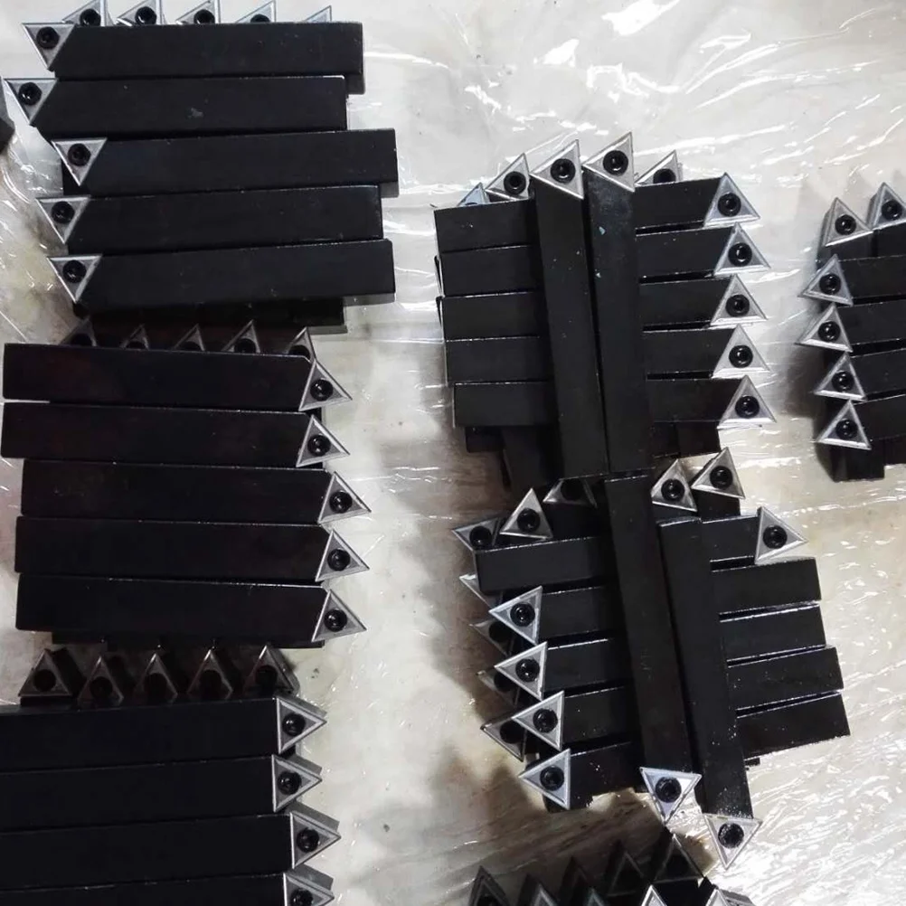 5 قطعة مخرطة باستخدام الحاسب الآلي تحول أداة مجموعة 10 مللي متر كربيد يميل مخرطة القاطع مملة تحول أداة حامل فهرسة التنغستن