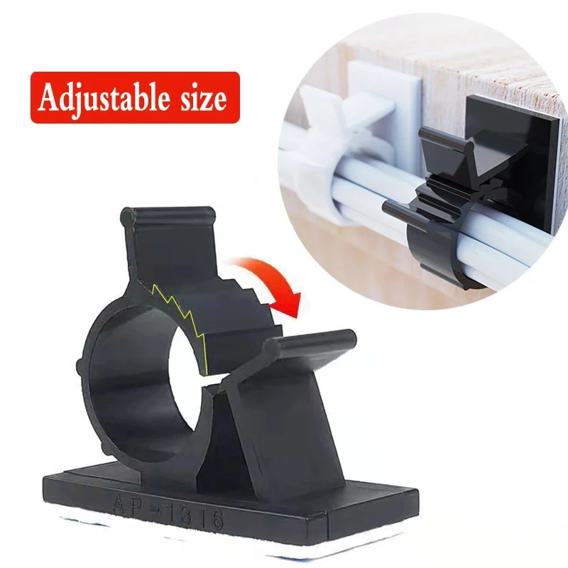 Cable Organizer USB Winder Desktop Tidy Clips Management Wire Winder Holder for Mouse Headphone Under Desk Cable Management Tray