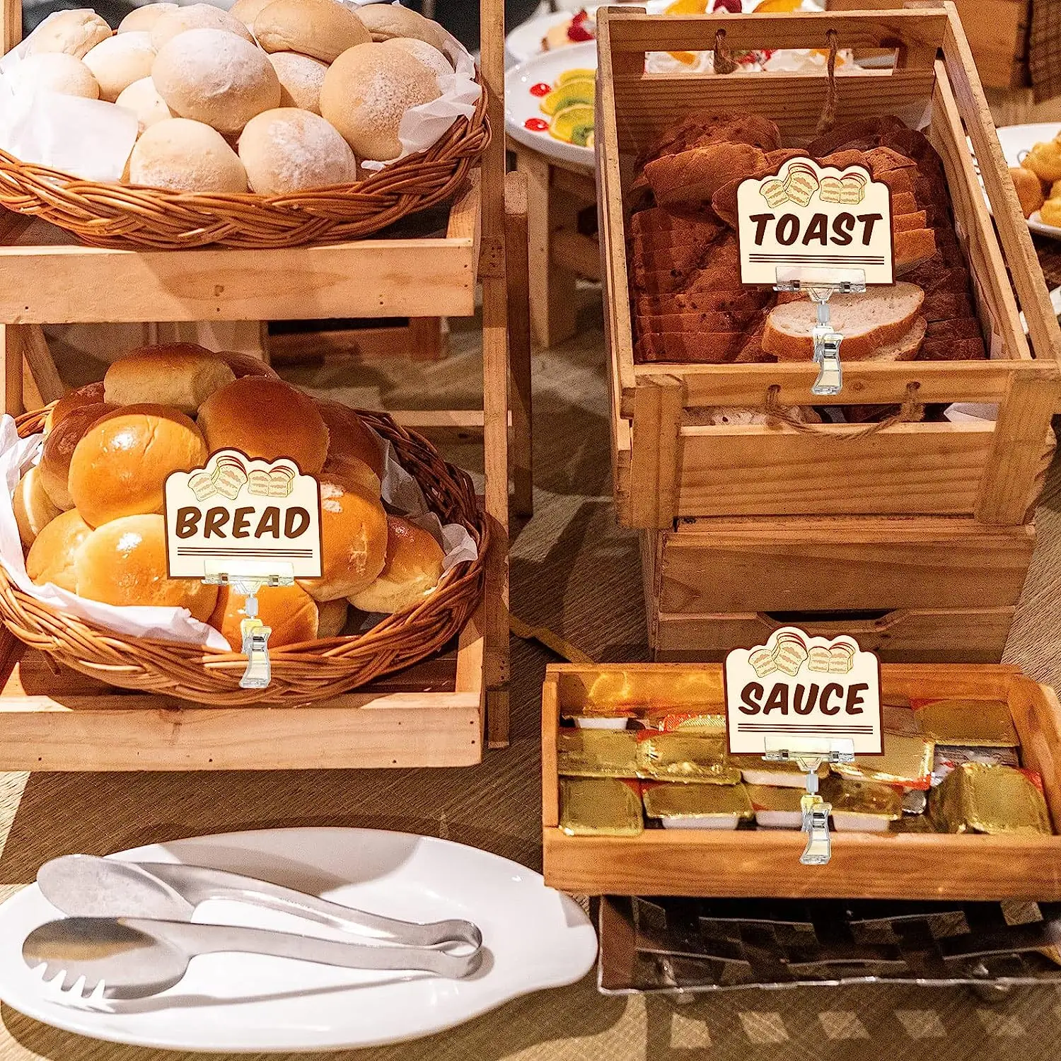 Clear Plastic POP Sign Price Tag Holder Advertising Display Rack Clips For Merchant Shop OWners - 1/3/5/10/20 You Pick