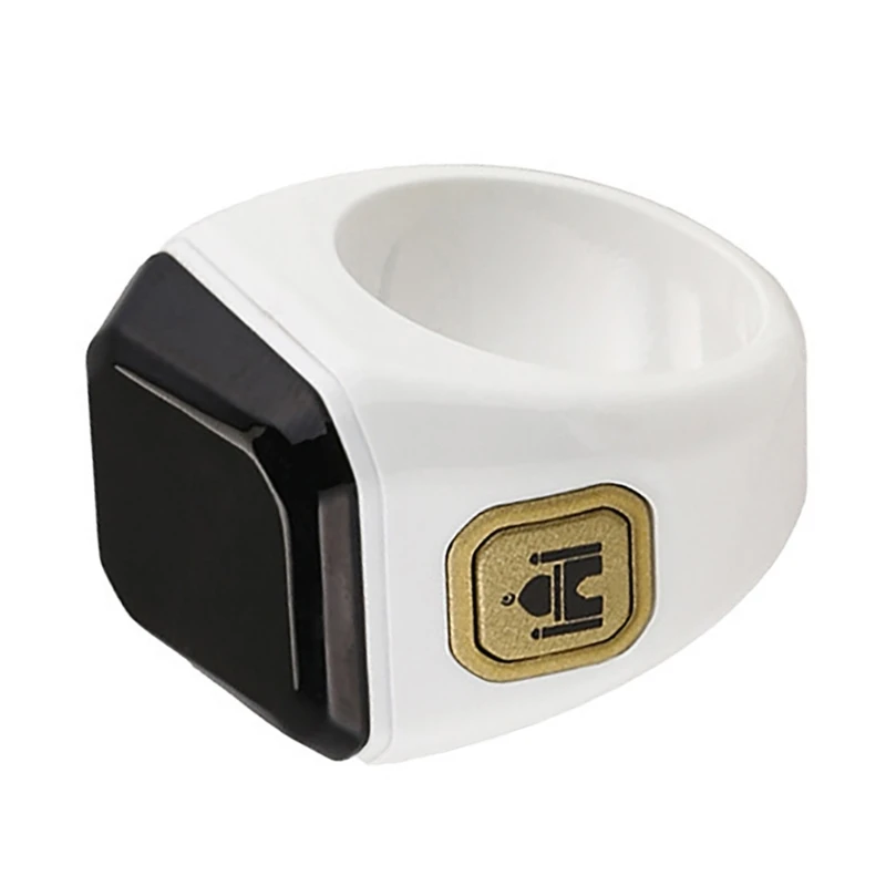 Digital Tasbih Tally Counter Wearable Rings Digital Tasbeeh 5 Prayer Time Reminder with Vibration Function Great Drop Shipping