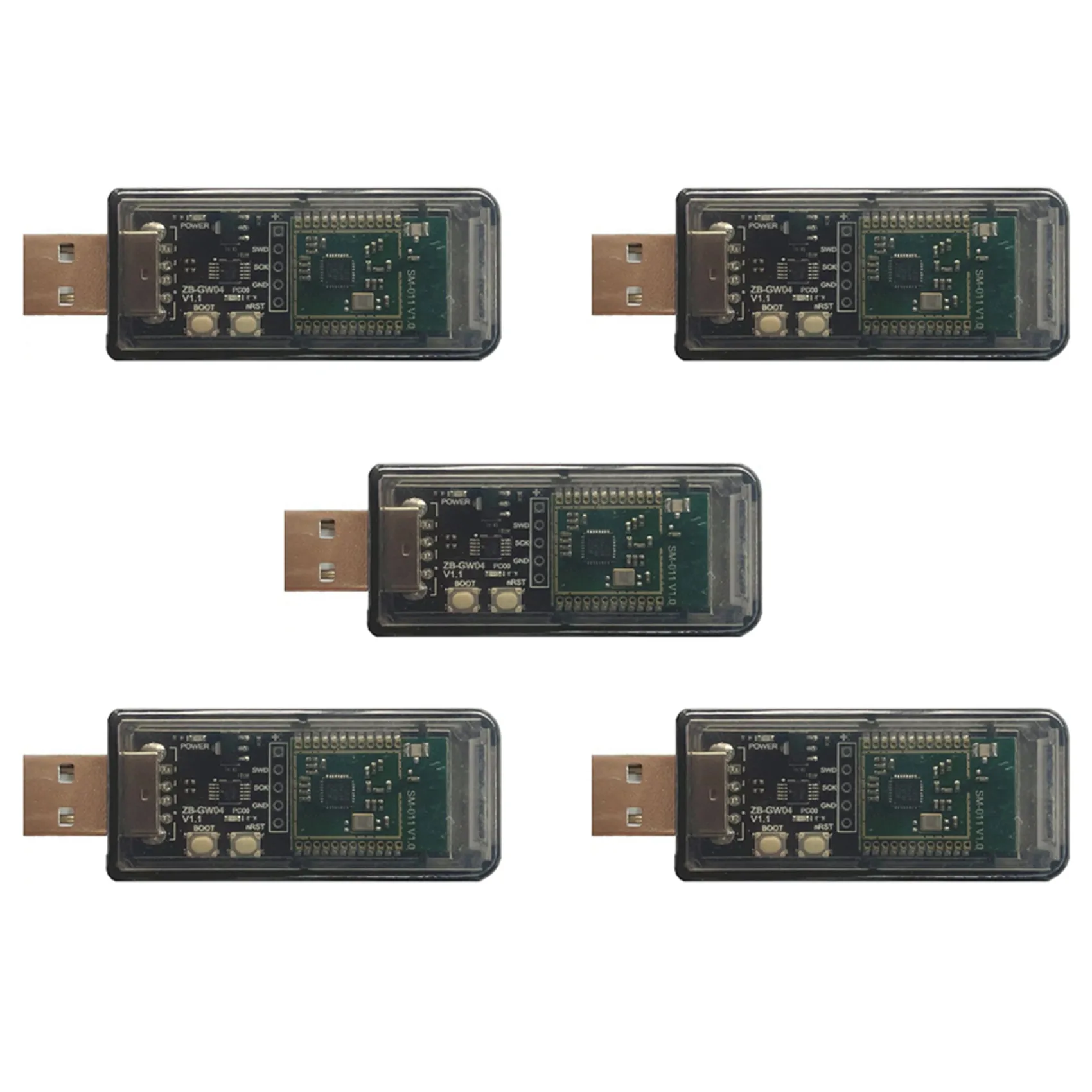 -A15I 5X Zigbee 3.0 Silicon Labs Mini EFR32MG21 Universale Open Hub Gateway Modulo chip dongle USB ZHA NCP Openhab
