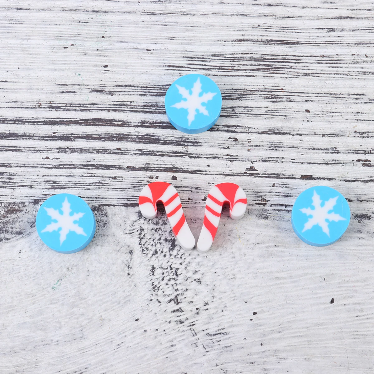 

Christmas Eraser Cartoon Pencil Safe Kids Students Stationery School Lovely Design Proper Size Gift Student