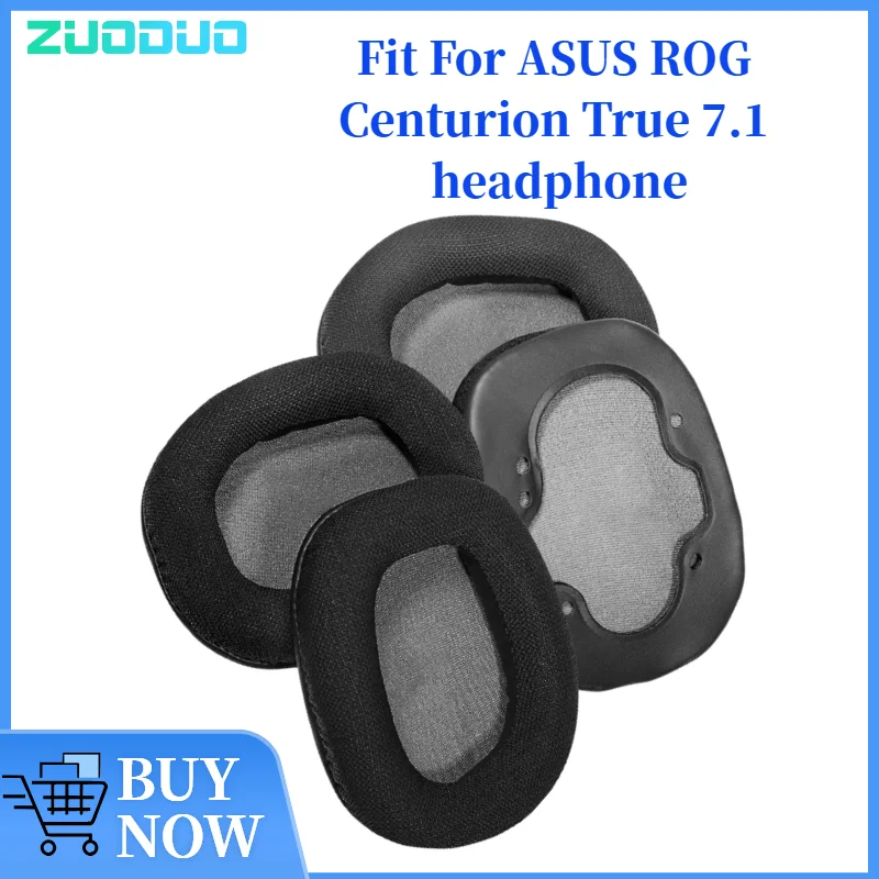 

ZUODUO Replacement Ear pads for ASUS ROG Centurion True 7.1 Headphones Memory Foam Ear Cushions Earpads headset Leather case