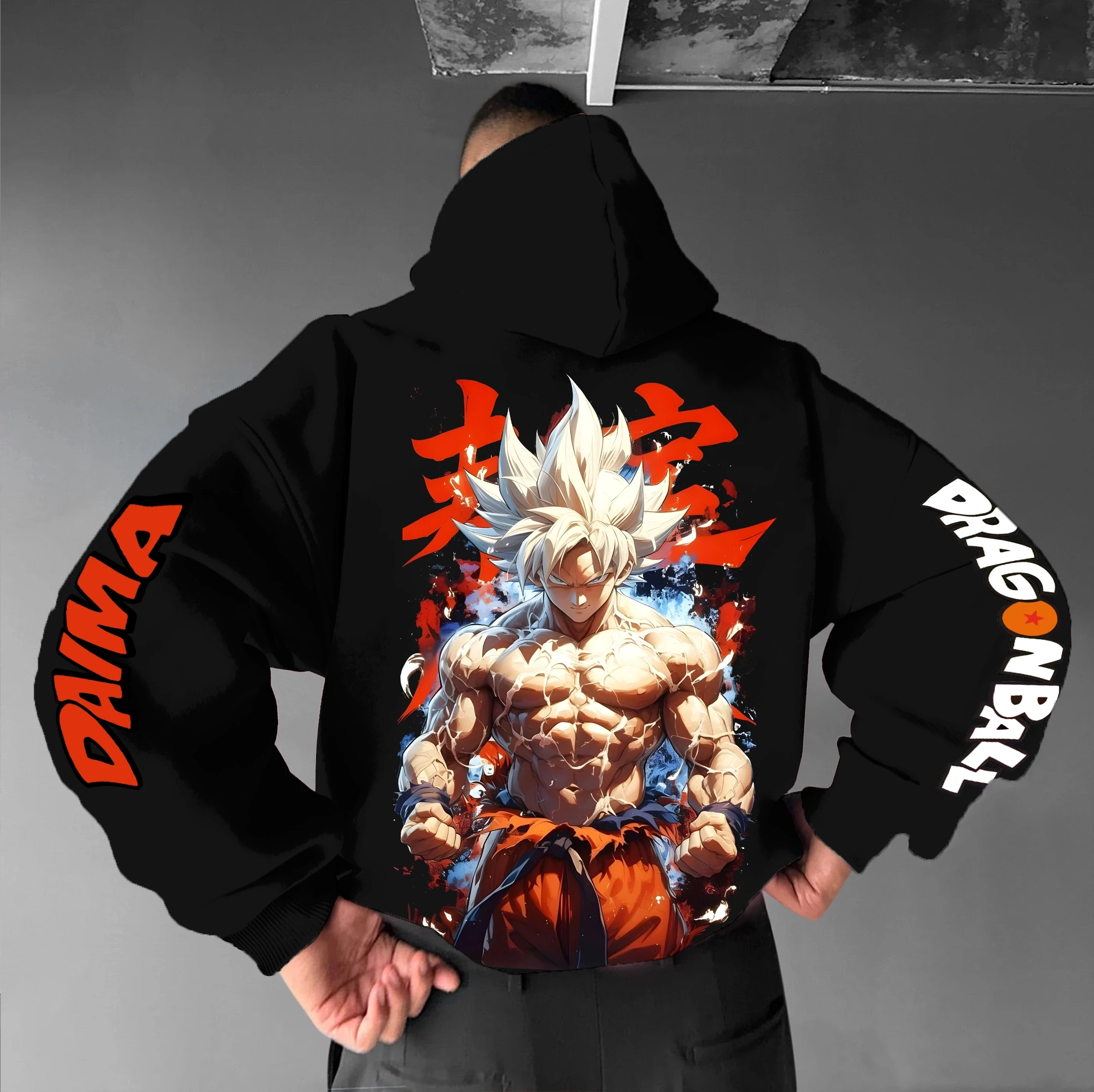 

Мужская и женская свободная толстовка с капюшоном Dragon Ball, весенне-осенняя повседневная одежда с принтом Dragon Ball