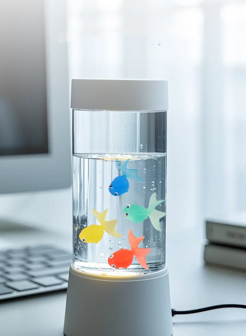 Simulated Goldfish - Highly realistic plastic water feature decorations, accessories for summer pool parties, pet cat toys, bathtub entertainment - Detail 1