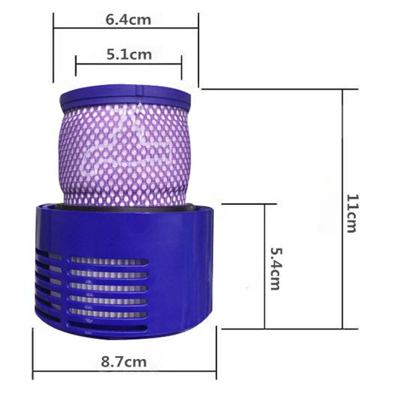 SANQ 3 قطعة تصفية ل دايسون V10 SV12 إعصار الحيوان المطلق مجموع نظيفة المكانس الكهربائية اكسسوارات استبدال أجزاء