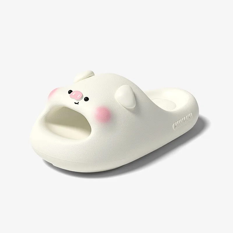 

New Men's Slippers Summer Women Cute Cartoon Bathroom Shower Shoes Beach Sandals Couples Non Slip Indoor Outdoor Platform Slides