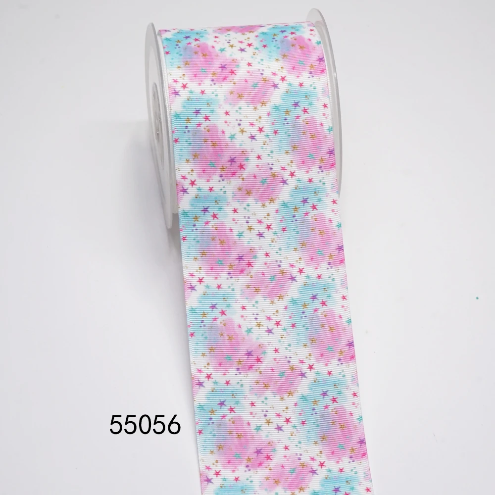 DIY Cartoon Printed Grosgrain Ribbon For Craft Supplies Sewing Accessories 5 Yards. 55055