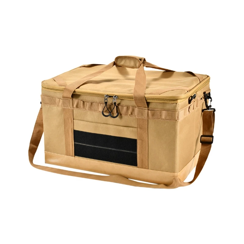 

Топ!-большая сумка на молнии для кемпинга, Противоударная кухонная утварь, сумка для переноски, многофункциональный органайзер для хранения аксессуаров для кемпинга