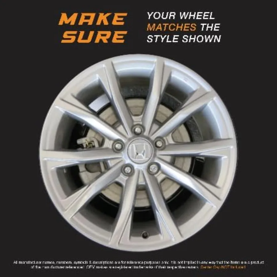 مجموعة جلد عجلة سوداء لامعة مكونة من 18 قطعة مصنوعة متوافقة مع Honda CRV EX EXL 20232025 غطاء بلاستيكي ABS متين غطاء Hubcap يناسب مباشرة