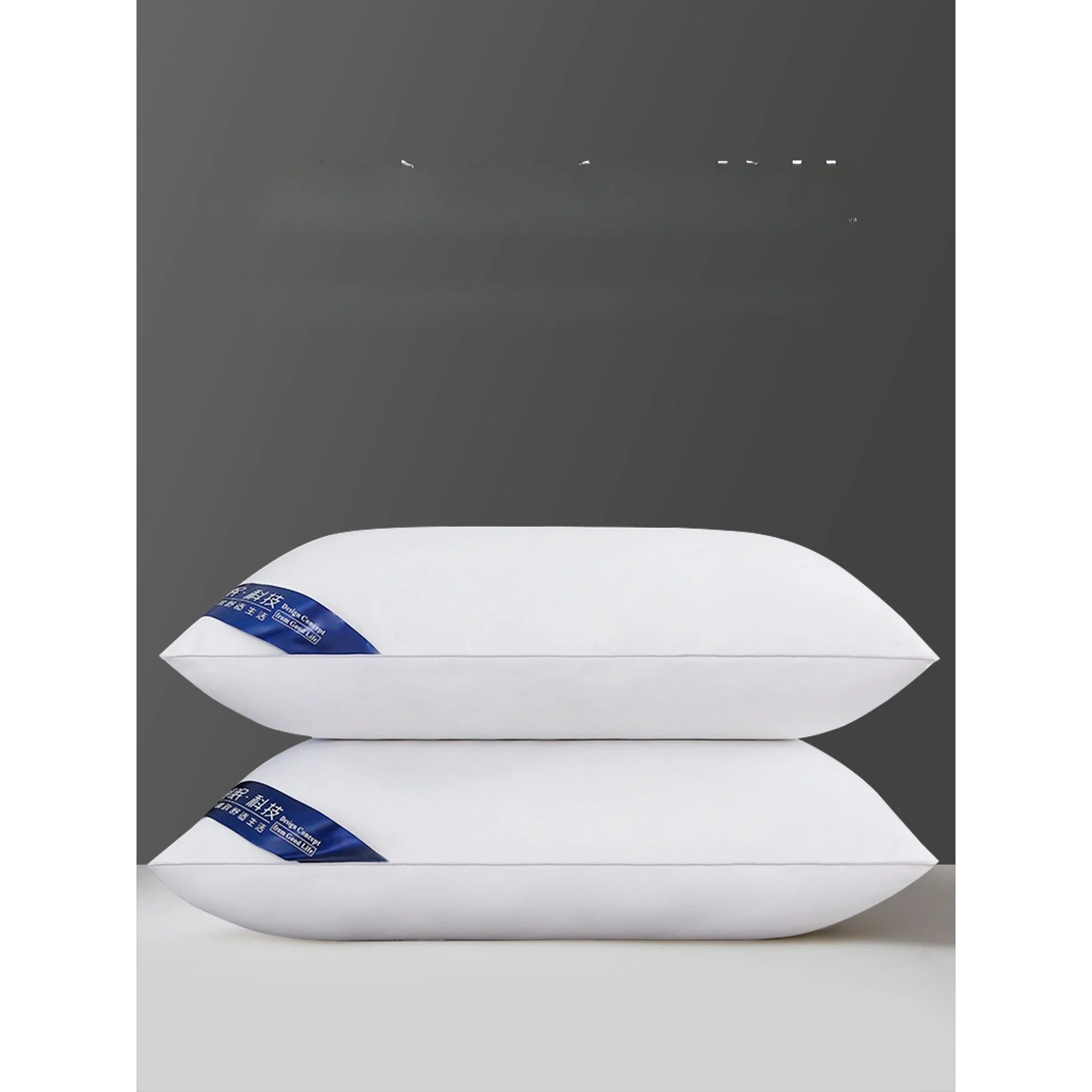 Five Star Hotel Quality Pillow Single Person Pack Neck Support Sleep Aid Non-Sagging Cloud Shaped Polyester Fiberfill