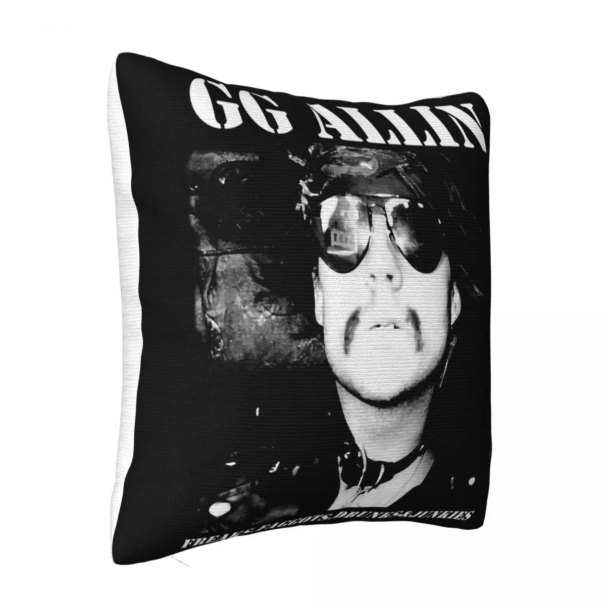 Gg Allin Freaks Faggots Drunks Junkies Murder Junkies Interested Adult Splicing Breathable Pillow Case