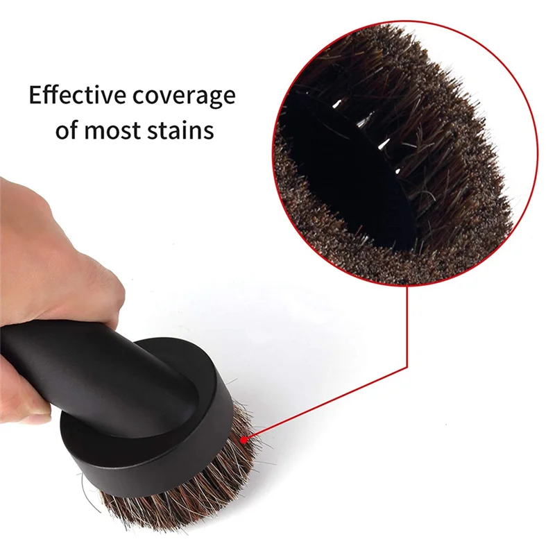 

FSLH Bristle Vacuum Brush Round Brush Vacuum Attachment Universal Vacuum Dust Brush For Most Vacuum Cleaners Replacement